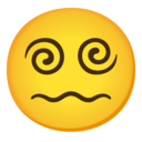 spiral eyes emoji